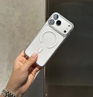 قاب Clear Magnetic Case با مگ سیف آیفون سری 18